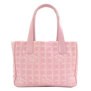 Chanel New Travel Line PM Tote Bag, Nylon Jacquard, Women's CHANEL